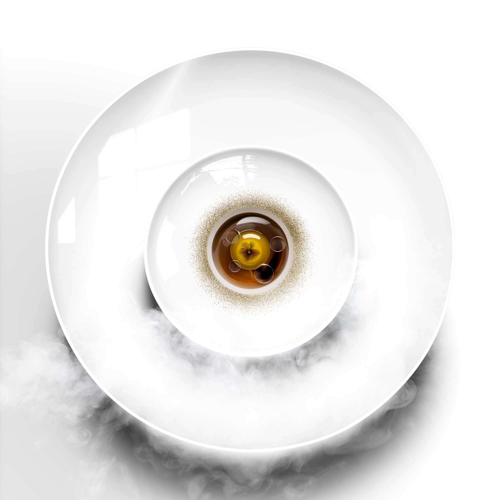 🇬🇧 Baba au Rhum, syrup infused with Da Hong Pao, Provencal apricots, yuzu, Martinique rum agricole, and Tahitian vanilla. Served chilled at 4–8°C with a poached apricot and Crème Fraîche d’Isigny. 🇫🇷 Savarin au Rhum, sirop imbibé de Da Hong Pao, d’abricots de Provence, de yuzu, de rhum agricole de la Martinique et de vanille de Tahiti. Servi frais entre 4 et 8°C avec un abricot poché, délicatement préparé, et de la Crème Fraîche d’Isigny.